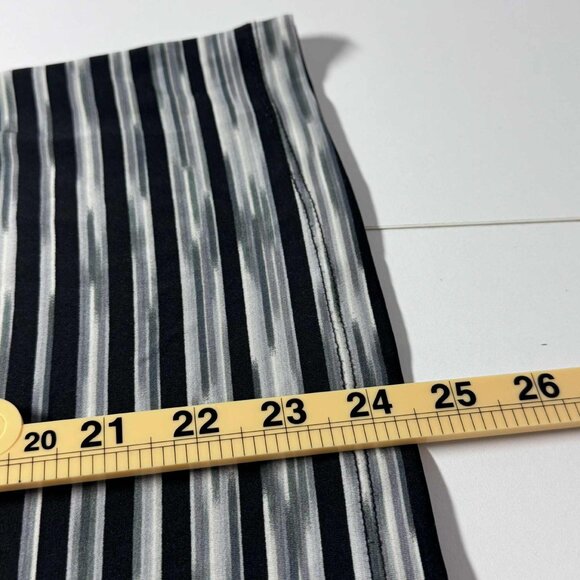 Six Degrees Striped Turtleneck Mesh Top | Sheer Short Sleeve Y2K Retro Tee - Picture 10 of 10